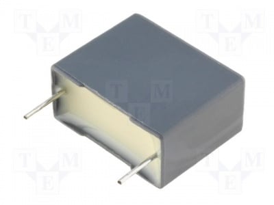 Кондензатор R46KF210000N0K Кондензатор: X2,полипроленов; 10nF; 10mm; ±10%; 13x4x9mm; 275VAC